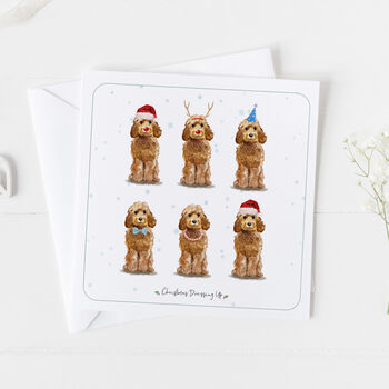 Dog Christmas Card Lots Of Breeds .. Pet 9v1a, 3 of 7