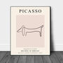 Picasso Dog Exhibition Print, thumbnail 1 of 3