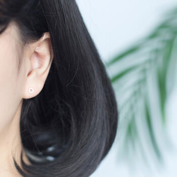 Sterling Silver Weather Design Stud Earrings, 5 of 7