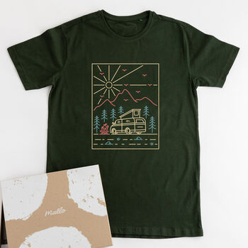 Camper Van Graphic Cotton Tee, 3 of 7