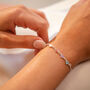 Sterling Silver Create Your Own Heart Birthstone Bracelet, thumbnail 1 of 9