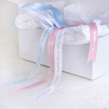 Personalised New Baby Boy Gift Set, 8 of 9