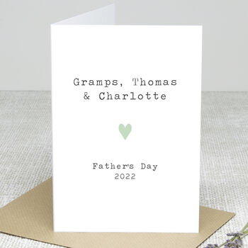 Love To Grandad Father's Day Card, 4 of 5