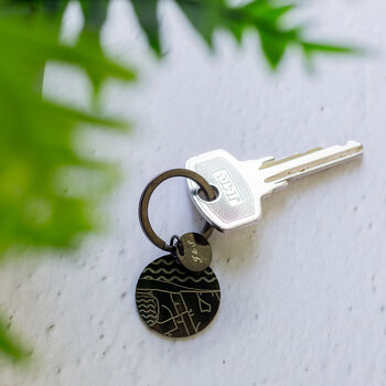 Custom Street Map Keyring, 2 of 12