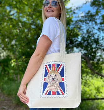 Personalised Dog Lover Jubilee Celebration Tote, 2 of 10