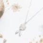Dainty Dreamcatcher Sterling Silver Necklace, thumbnail 3 of 5