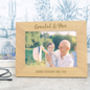 Grandad And Me Personalised Solid Oak Photo Frame, thumbnail 1 of 3