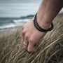 Men's Personalised Viking Rune Symbol Slim Leather Bracelet, thumbnail 2 of 5