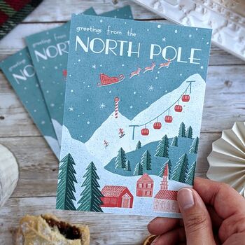 Greetings From The North Pole Postcards, 4 of 4