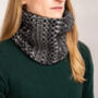 Soft Knitted Fair Isle Lambswool Snood, thumbnail 3 of 12