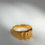 Custom Letter Signet Personalised Ring, thumbnail 6 of 6