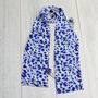 Honesty Print Long Double Sided Silk Scarf, thumbnail 6 of 12