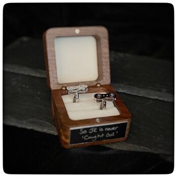 Personalised Bicycle Chain Link Cufflinks, 7 of 12
