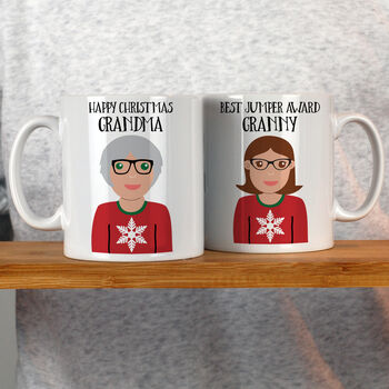 Personalised Christmas Mug For Granny, 3 of 6