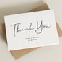 Simple Wedding Thank You Card, thumbnail 2 of 4