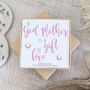 A Godmother Is A Gift Of Love Rose Gold Earrings, thumbnail 1 of 4