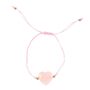 You Are Loved Rose Quartz Crystal Heart Bracelet, thumbnail 4 of 4