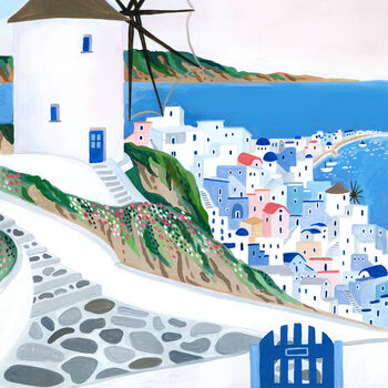Mykonos, Greece, Travel Art Print, 6 of 6