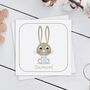 Personalised New Baby Bunny Card, thumbnail 1 of 5