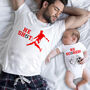 Football Dad T Shirt And Baby Grow Set, thumbnail 1 of 7