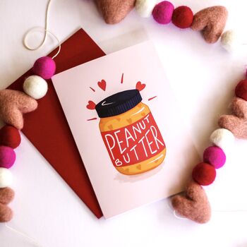 Peanut Butter Love Greetings Card, 4 of 4