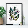 Butterfly Kaleidoscope Fine Art Giclée Print, thumbnail 2 of 4