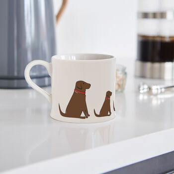 Chocolate Labrador Cufflinks Personalised Dog Lover Gift, 7 of 12