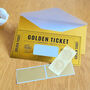 Personalised Golden Ticket Scratchable Gift Voucher, thumbnail 7 of 12