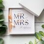 Handmade And Personalised Navy Floral Wedding Card, thumbnail 1 of 6