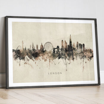 London Cityscape Skyline Print, 12 of 12