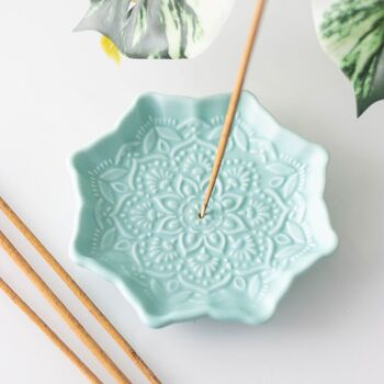 Blue Mandala Incense Stick Holder For Her, 2 of 3