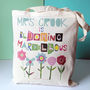 Personalised Blooming Marvellous Teacher Bag, thumbnail 2 of 9