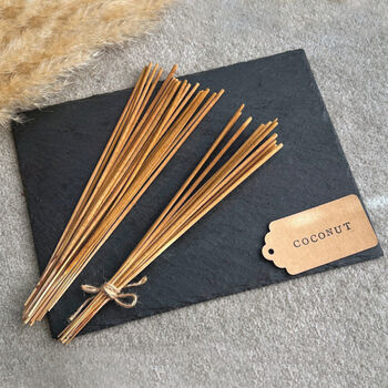 Tropical Coconut Incense Sticks Hand Rolled, 3 of 6