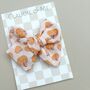Pumpkin Halloween Hair Bow, thumbnail 2 of 3