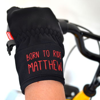 Personalised Cycling Bike Gloves By Solesmith | notonthehighstreet.com