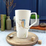 Kingfisher Bone China Latte Mug, thumbnail 4 of 12