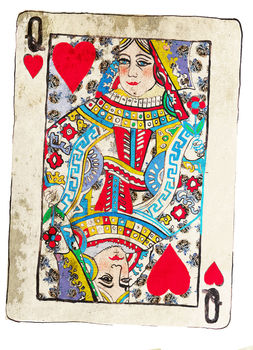 Queen Of Hearts Limited Edition Print, 2 of 3