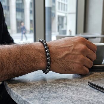 Hematite Bead Bracelet, 3 of 8