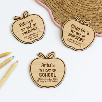 First Day Of School Or Nursery Wooden Keepsake Plaque, 2 of 5