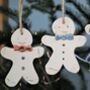 Gingerbread Man Christmas Tree Decoration, thumbnail 3 of 6