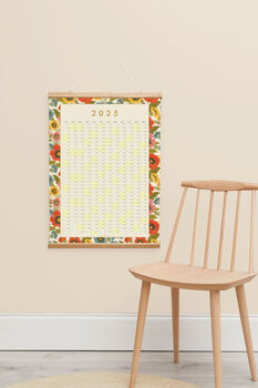 2025 Garden Bloom Wall Planner, Calendar, 4 of 6