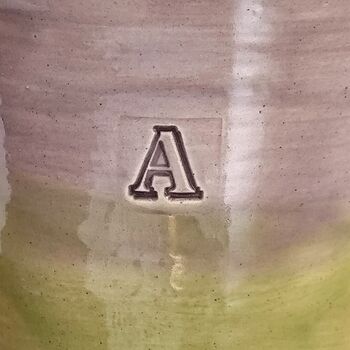 Letter A Handmade Alphabet Mug Tumbler, 4 of 8