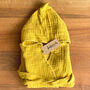 Yellow Muslin Children's Beach Robe, thumbnail 4 of 10