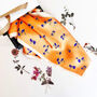 Magnolia Blossom Floral Motif Silky Scarf, thumbnail 3 of 7
