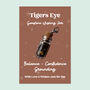 Tigers Eye Gemstone Wishing Jar Confidence Gift, thumbnail 1 of 3
