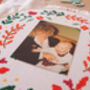 Christmas Photo Cross Stitch Kit, Festive Frame, thumbnail 4 of 6