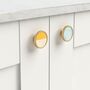 Decorative Cupboard Drawer Knobs, Abstract Patterns, Furniture Door Cabinet Handle With A Gold, Silver, Black And Antique Gold Base, thumbnail 2 of 7