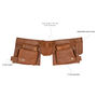 Personalised Brown Leather Tool Belt, thumbnail 3 of 8