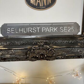 Selhurst Park Metal Football Street Sign – Designed And Made In Britain, 2 of 11