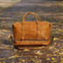Genuine Leather Duffel With Suit Compartment, thumbnail 2 of 12